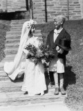 Young Bride and Groom