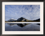 View of Mount Rundle  Sulphur Mountain  and Vermilion Lakes in Banff National Park  Alberta  Canada