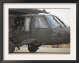 A UH-60 Black Hawk Taxis Out for a Mission over Northern Iraq