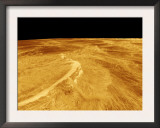 3D Perspective View of Latona Vorona and Dali Chasma on Venus