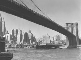 Brooklyn Bridge and Manhattan Skyline  New York City
