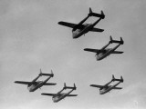 Flying Boxcars in Formation