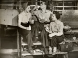 Ww Ii Aircraft Workers Having Lunch