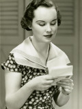 Woman Reading Letter