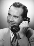 Businessman on Telephone