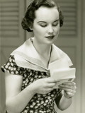 Woman Reading Letter