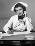Nurse on the Phone