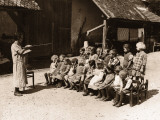 School Children at Work in Classroom