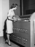 Woman Filing