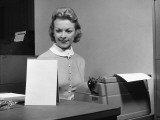 Woman Typing