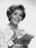 Woman Holding Pencil and Paper