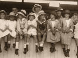 Group of Children in Their Best Clothes and Hats  1930's