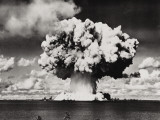Nuclear Bomb Explosion  Baker Day Test  Bikini  25th July 1946