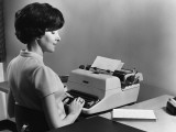 Woman Typing