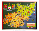 A Map of Essex  Suffolk and Hertfordshire  BR (ER)  c1950s