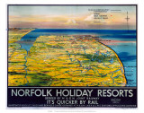 Norfolk Holiday Resorts  M&GN/LNER/LMS  c1936