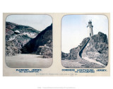 Plemont  and Corbiere Lighthouse  Jersey  c1910s