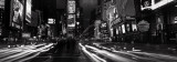 View Along Times Square at Night  New York