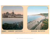 Corbiere Lighthouse  Jersey  and Budleigh Salterton  Devon  c1910s