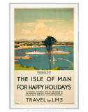 Isle of Man for Happy Holidays  LMS  c1923-1947