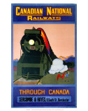 Through Canada  Canadian National Railways  c1930s