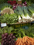 Vegetable Stall at Saturday Market  Salamanca Place  Hobart  Tasmania  Australia