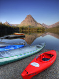 Two Medicine Lake and Sinopah Mountain  Glacier National Park  Montana  USA