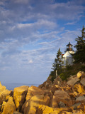 Bass Harbor Lighthouse in Acadia National Park  Maine  USA