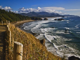 Coastline North of Cannon Beach  Ecola State Park  Oregon  USA