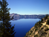 Crater Lake in Crater Lake National Park  Oregon  USA