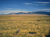 Sand Dunes of Great Sand Dunes National Park and Preserve in the Sangre De Cristo Mountains  CO
