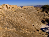 Historical 2Nd Century Roman Theater Ruins in Dougga  Tunisia  Northern Africa