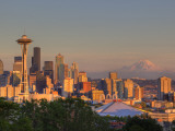 Skyline From Kerry Park  Seattle  Washington  USA
