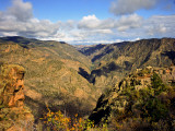 Black Canyon of the Gunnison National Monument on the Gunnison River From Near East Portal  CO
