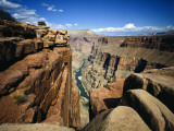 Toroweap Overlook a Panorama of the Canyon From Rim To River  Grand Canyon National Park  AZ