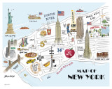 Map of New York