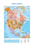Map of North America