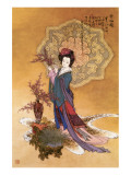 Lady with Plum Flowers