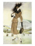 Lady at Airport