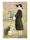Lady at Train Station