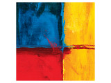 Abstract Composition in Blue