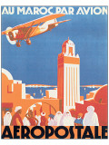 Au Maroc Par Avion  Aeropostale