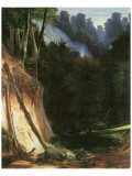 Forest Gorge with Deers