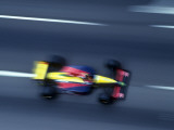Blurred F1 Auto Racing Action