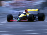 Blurred F1 Auto Racing Action