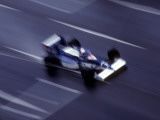 Blurred F1 Auto Racing Action