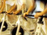 Cycling Spinning Class in Action