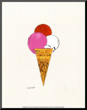 Ice Cream Dessert  c1959 (Red  Pink and White)
