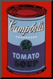 Campbell's Soup Can  1965 (Blue and Purple)