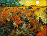 The Red Vineyard at Arles  c1888